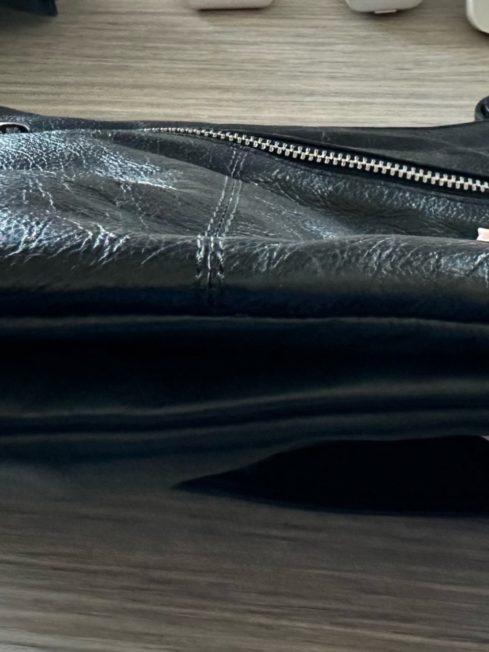 Black Leather Crossbody Bag - Picture 14 of 14